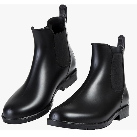 Asgard Shoes - Asgard Women's Ankle Rain Boots Waterproof Chelsea Boots in 8.5